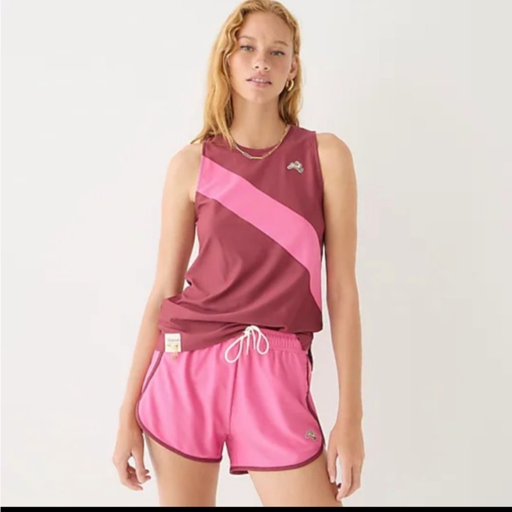 Limited Edition Tracksmith x J.Crew Van Cortlandt Shorts Pink Sz Medium